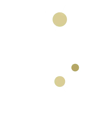 Network Circle design shape in light blue